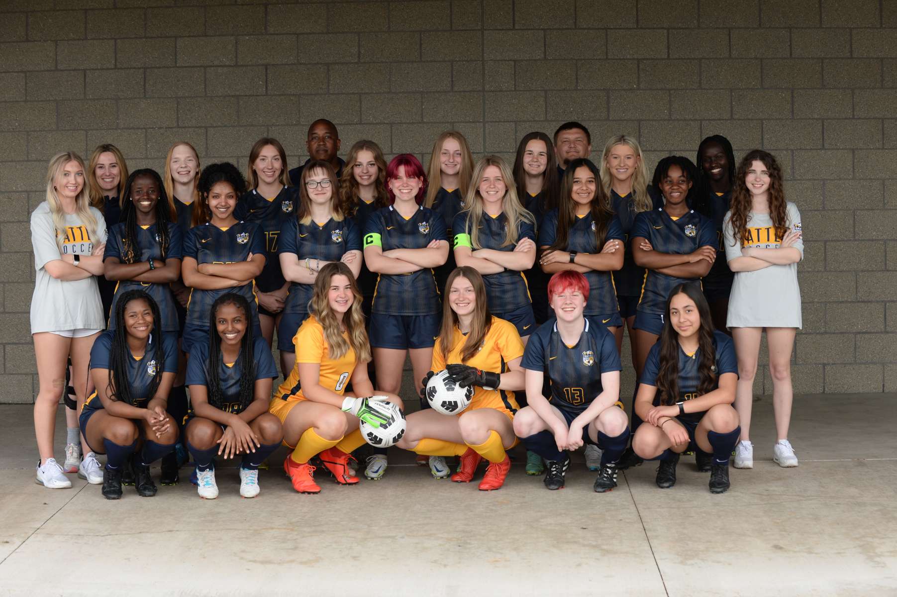 Girls Soccer Team Photo